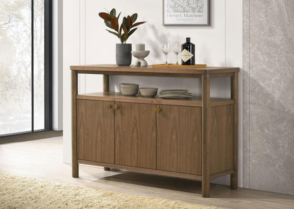  perfect for seasonal accessories that enhance a personalized look and feel. The sideboard fea