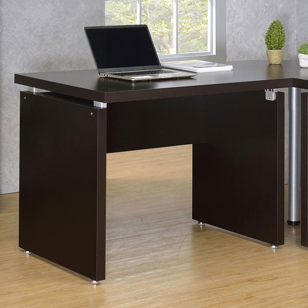  designed for functionality and modern appeal. The rich cappuccino finish complements a minimalist aesthetic