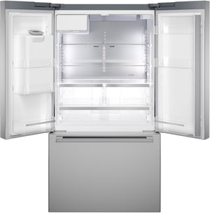 36" 500 Series, 3-Door, Counter Depth, External ice/water, Stainless Steel