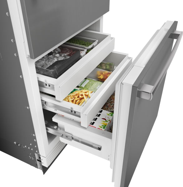 Benchmark™, Built-in Bottom Freezer Refrigerator, 30'', Softclose® Flat Hinge