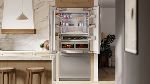 Benchmark™, Built-in Bottom Freezer Refrigerator, 36'', Softclose® Flat Hinge