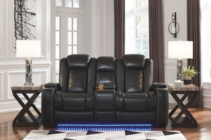 Party Time - Midnight - 2 Pc. - Power Sofa