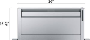 800 Series, Downdraft Ventilation, 37'', Stainless Steel
