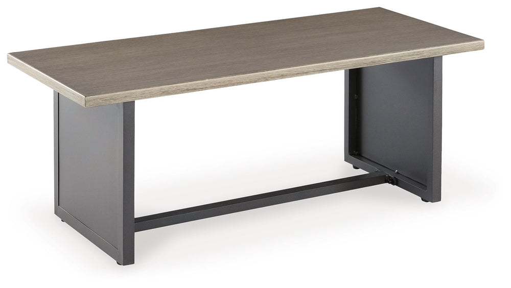 This end table seeks to bring serenity to your outdoor seating area. Channeling Japandi and casual contemporary aesthetics, its minimalist profile encourages laid-back living without sacrificing sophistication. An ideal spot to rest a poolside read, this 