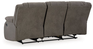 First Base - Gunmetal - 2 Pc. - Reclining Sofa