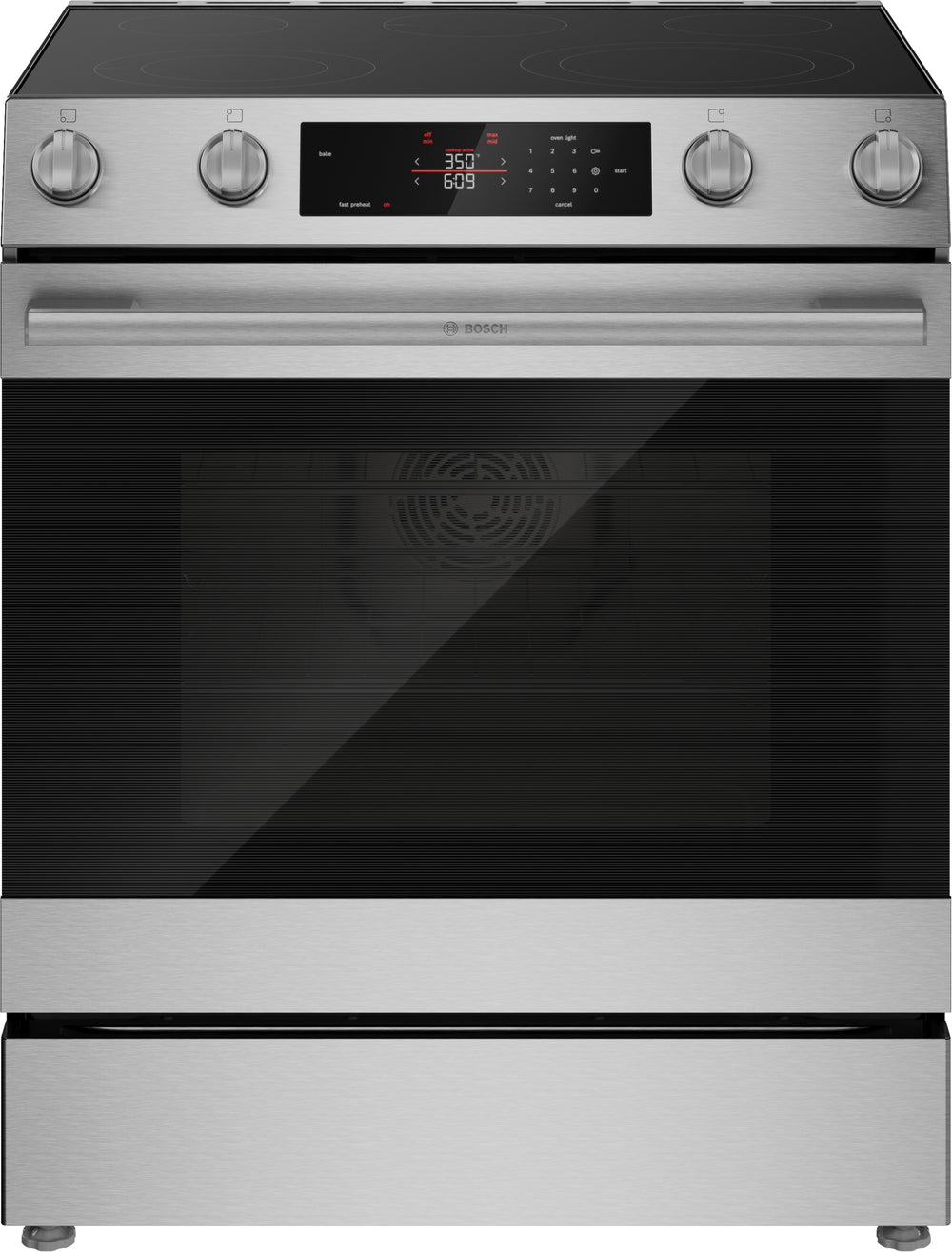 300 Series, Electric Slide-in Range, 30'', Stainless Steel
