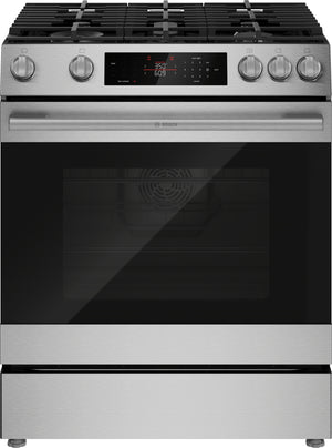 300 Series, Slide-in Gas Range, Stainless Steel