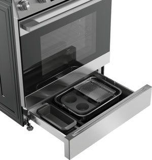 300 Series, Slide-in Gas Range, Stainless Steel