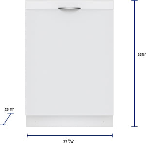 300 Series, Dishwasher, 24'', White
