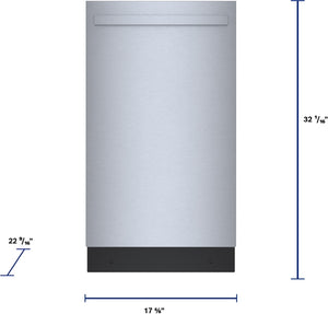 800 Series, Dishwasher, 17 3/4'', Stainless steel