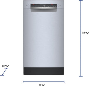 300 Series, Dishwasher, 17 3/4'', Stainless Steel Anti-fingerprint