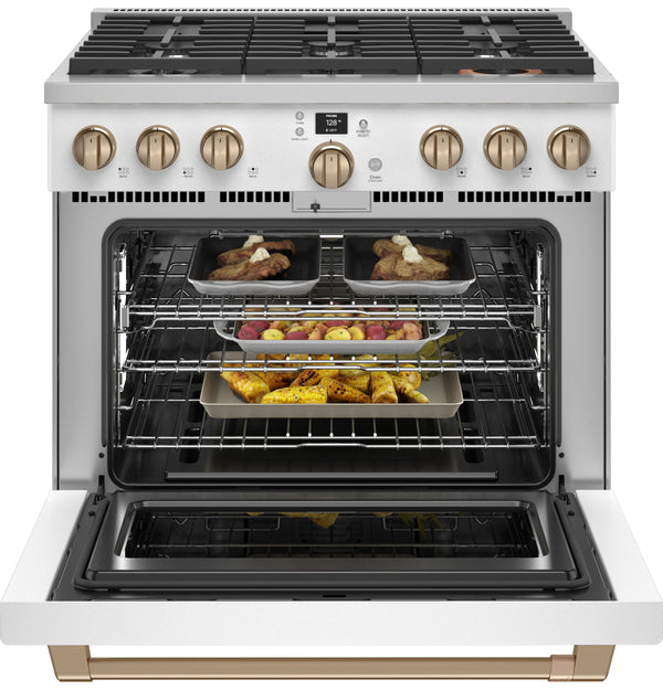 Café™ 36" Smart All-Gas Commercial-Style Range with 6 Burners (Natural Gas)
