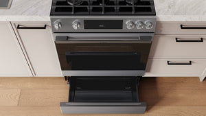 300 Series, Slide-in Gas Range, Stainless Steel