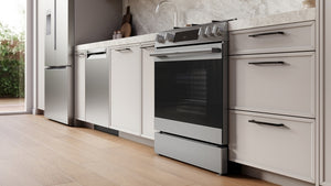 300 Series, Slide-in Gas Range, Stainless Steel