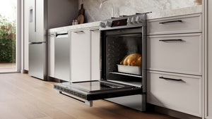 300 Series, Slide-in Gas Range, Stainless Steel