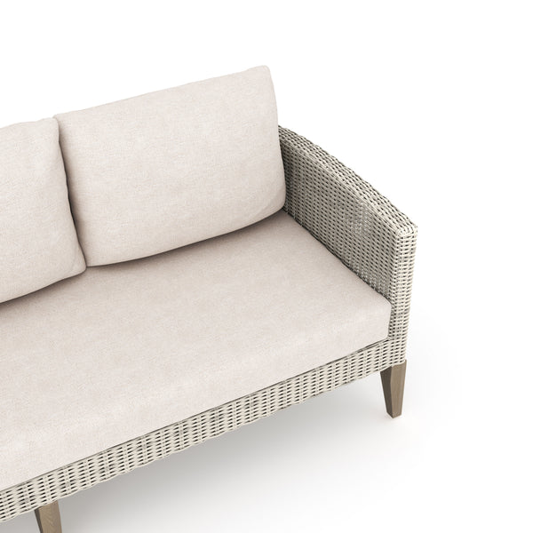  two oversized ottomans