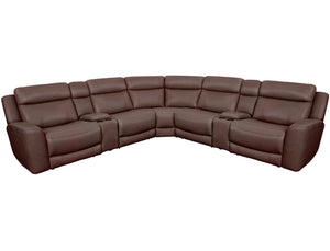 designed with relaxation in mind. Calgary features power recline and headrest controls