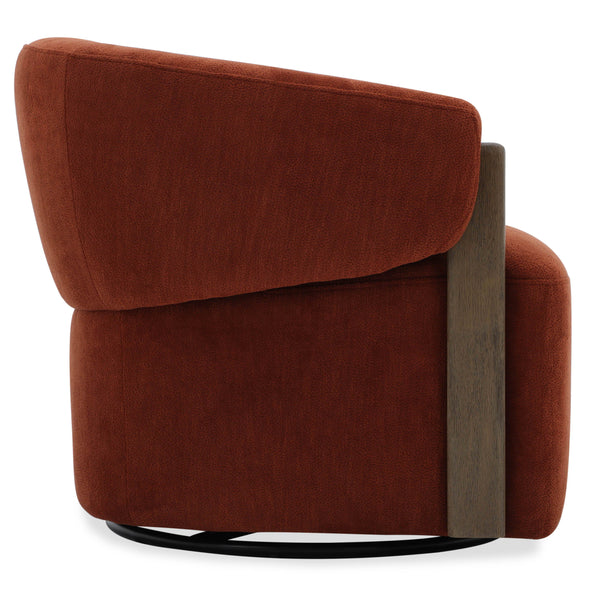Finley - Swivel Accent Chair - Island Rust