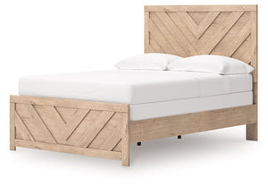 Sanginlane - Tan - Full Panel Bed
