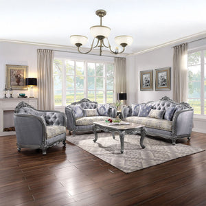Ariadne - Loveseat - Fabric & Platinum