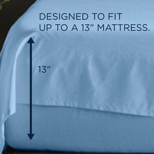 Linens - Tempur ProAir Sheet Set - Blue Azure - Twin