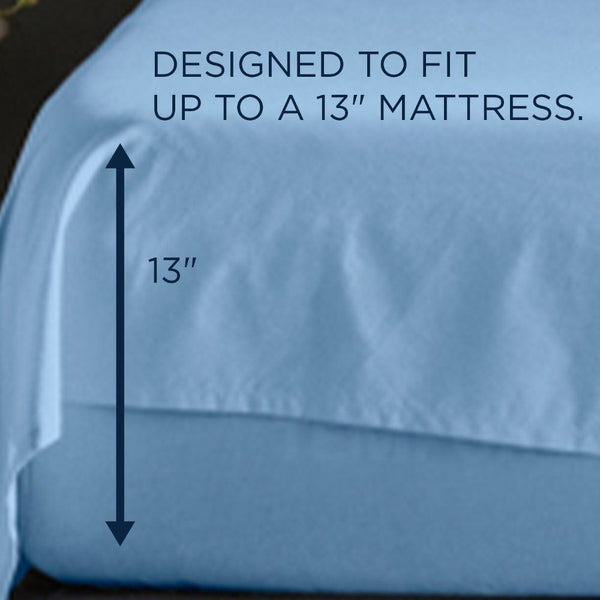 Linens - Tempur ProAir Sheet Set - Blue Azure - Twin