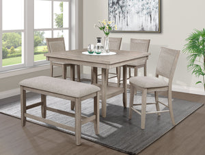  designed to blend seamlessly with any modern or rustic dÃ©cor. The set features a spacious