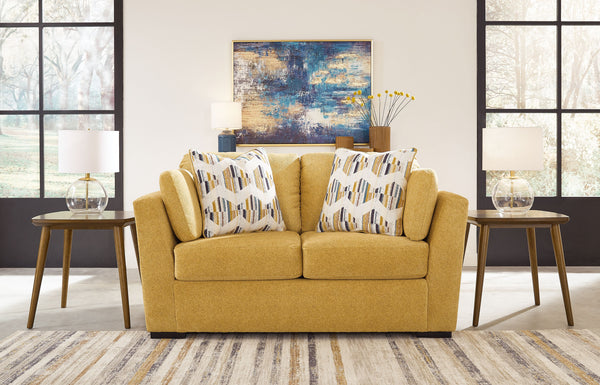  trendy eye for design. This loveseat is here to help. Bold