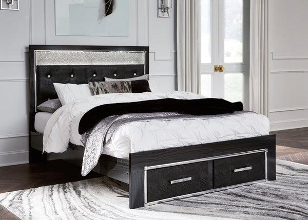  faceted chrome-tone accents and LED lig