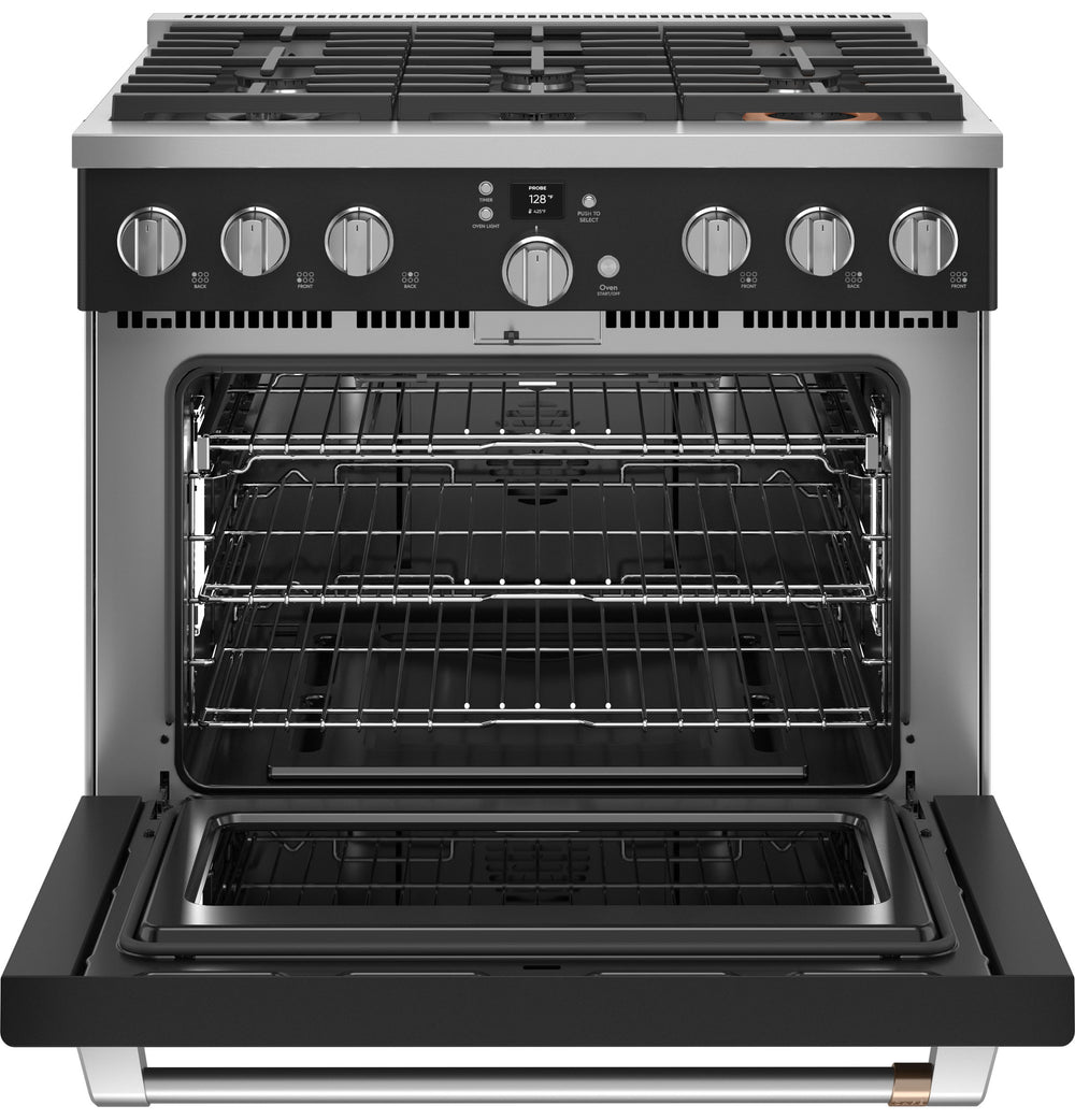 Café™ 36" Smart All-Gas Commercial-Style Range with 6 Burners (Natural Gas)