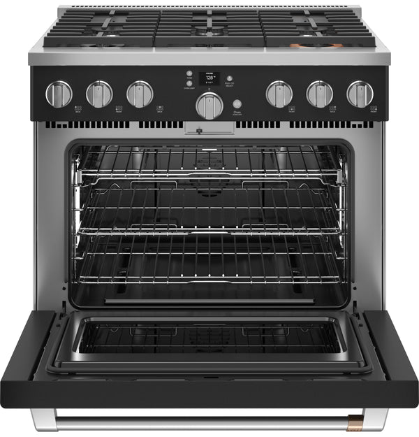 Café™ 36" Smart All-Gas Commercial-Style Range with 6 Burners (Natural Gas)