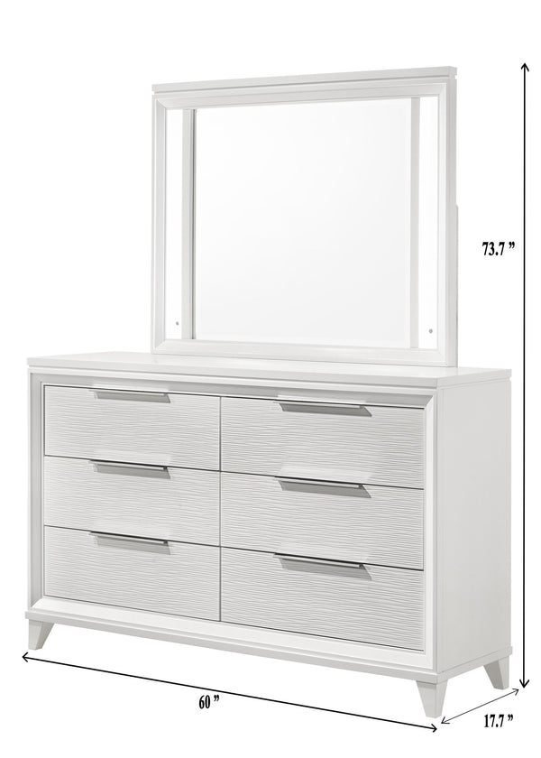 Cressida - King 4 Piece Bedroom Set - White