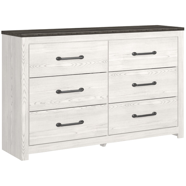 Gerridan - White / Gray - 5 Pc. - Dresser