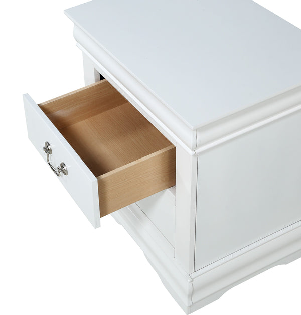 Louis Philip - California King 4 Piece Bedroom Set - White