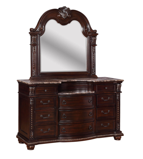 Stanley - King 5 Piece Bedroom Set - Cherry
