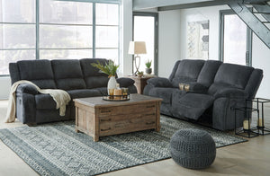  this reclining set lets you kick back in reliable style. The thick