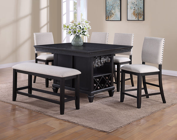  dark finish with intricate detailing along the edges
