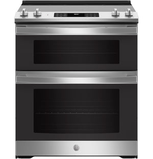 GE® 30" Slide-In Electric Convection Double Oven Range