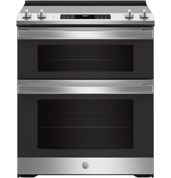 GE® 30" Slide-In Electric Convection Double Oven Range