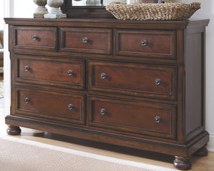 Porter - Rustic Brown - 5 Pc. - Dresser