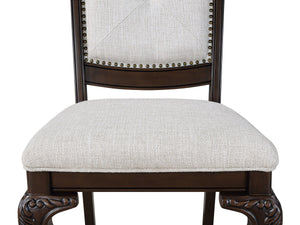 Kiera - 7 Piece Dining Room Set - Cherry Brown