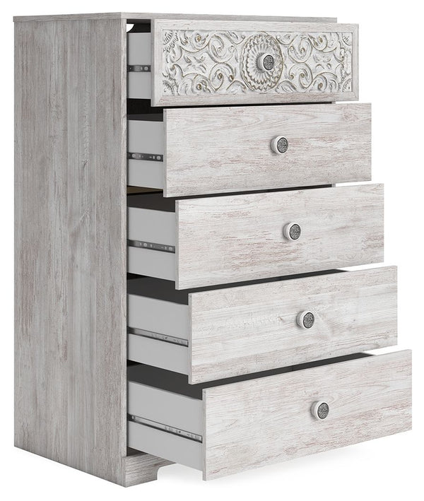  this whitewashed chest of drawers invites you to go to town. Its distinctive weatherworn finish conveys an easy-breezy sensibility