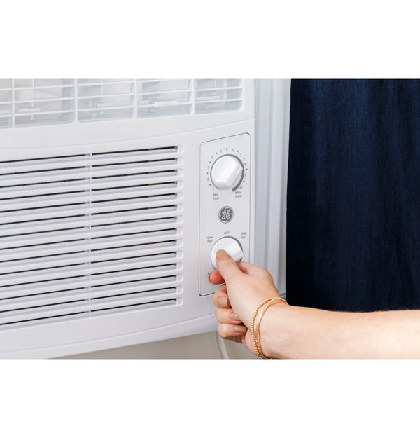 GE® 5,000 BTU Mechanical Window Air Conditioner for Small Rooms up to 150 sq ft.