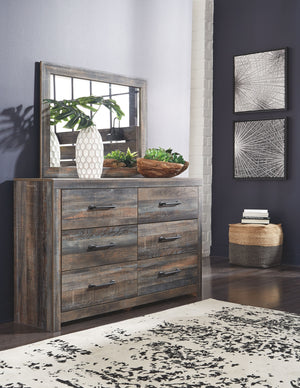  Full Panel Bed with 4 Side Drawers