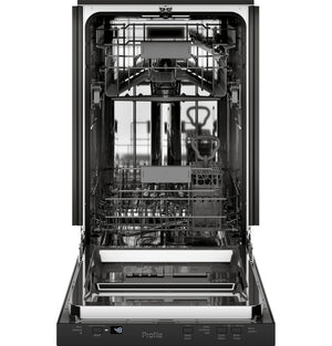 GE Profile™ ENERGY STAR® 18" ADA Compliant Stainless Steel Interior Dishwasher with Sanitize Cycle