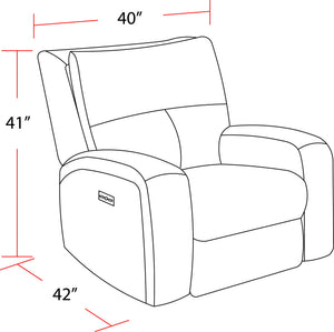Polaris - Power Reclining Sofa And 2 Recliners - Kahlua