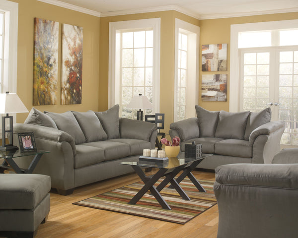 Darcy - Cobblestone - Ottoman