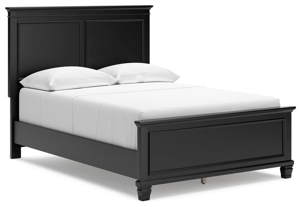 The casual design of this full panel bed introduces a time-honored look to your restful retreat. The beautifully crafted piece is built to last, with distinctive framing that gives its headboard and footboard brilliant dimension. Whether your personal aes