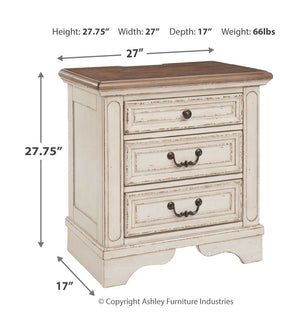 Realyn - Two-tone - 7 Pc. - Dresser