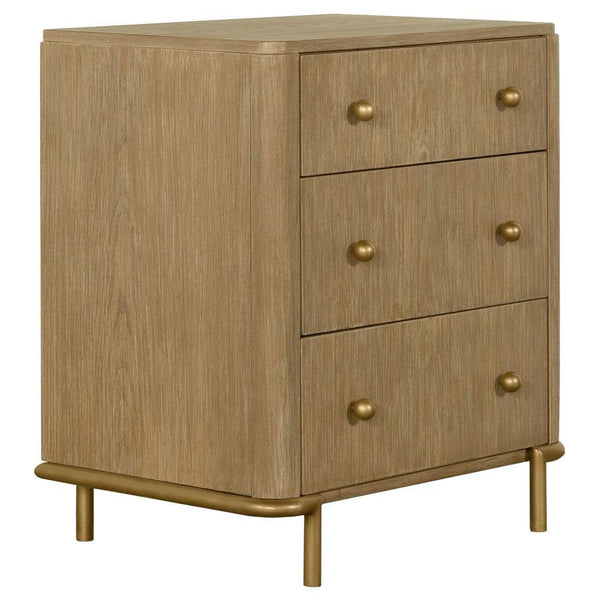 Arini - 5 Piece California King Bedroom Set - Sand Wash